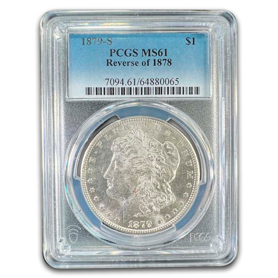 1879-S Morgan Dollar MS-61 PCGS (Reverse of 78)