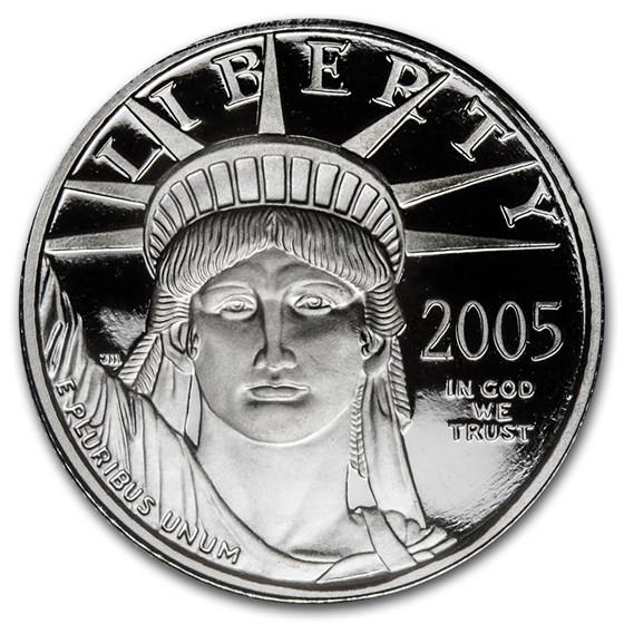 2005-W 1/10 oz Proof American Platinum Eagle (w/Box &amp; COA)