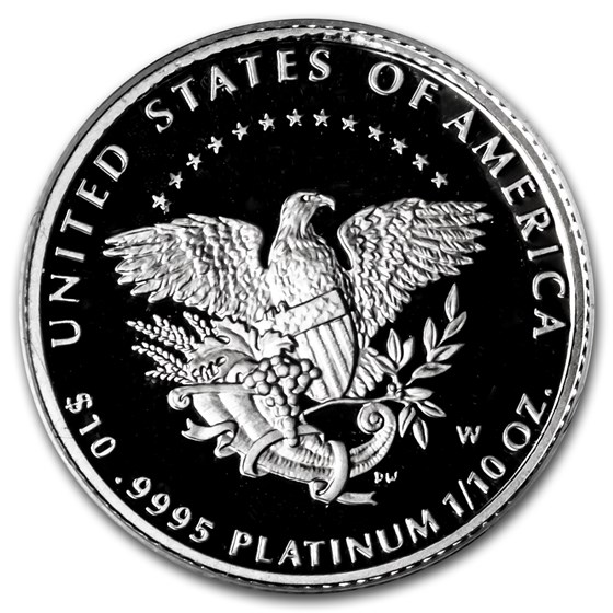 2005-W 1/10 oz Proof American Platinum Eagle (w/Box &amp; COA)