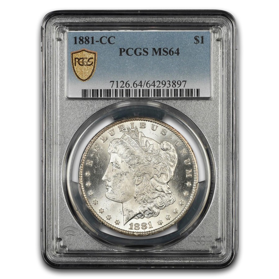 1881-CC Morgan Dollar MS-64 PCGS
