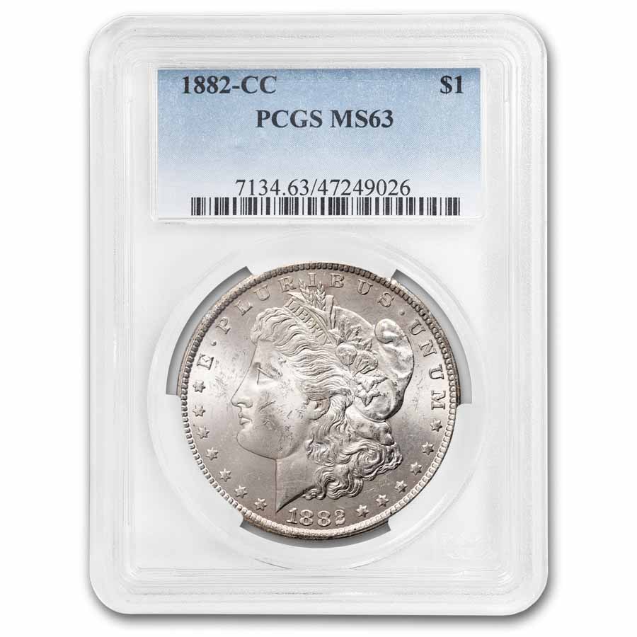 1882-CC Morgan Dollar MS-63 PCGS