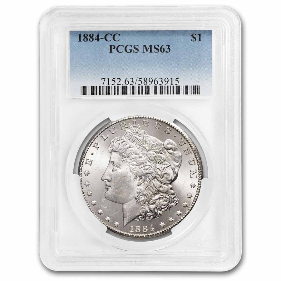 1884-CC Morgan Dollar MS-63 PCGS