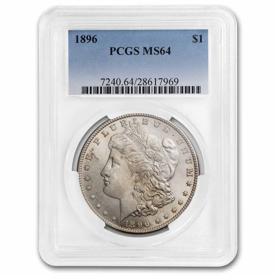 1896 Morgan Dollar MS-64 PCGS