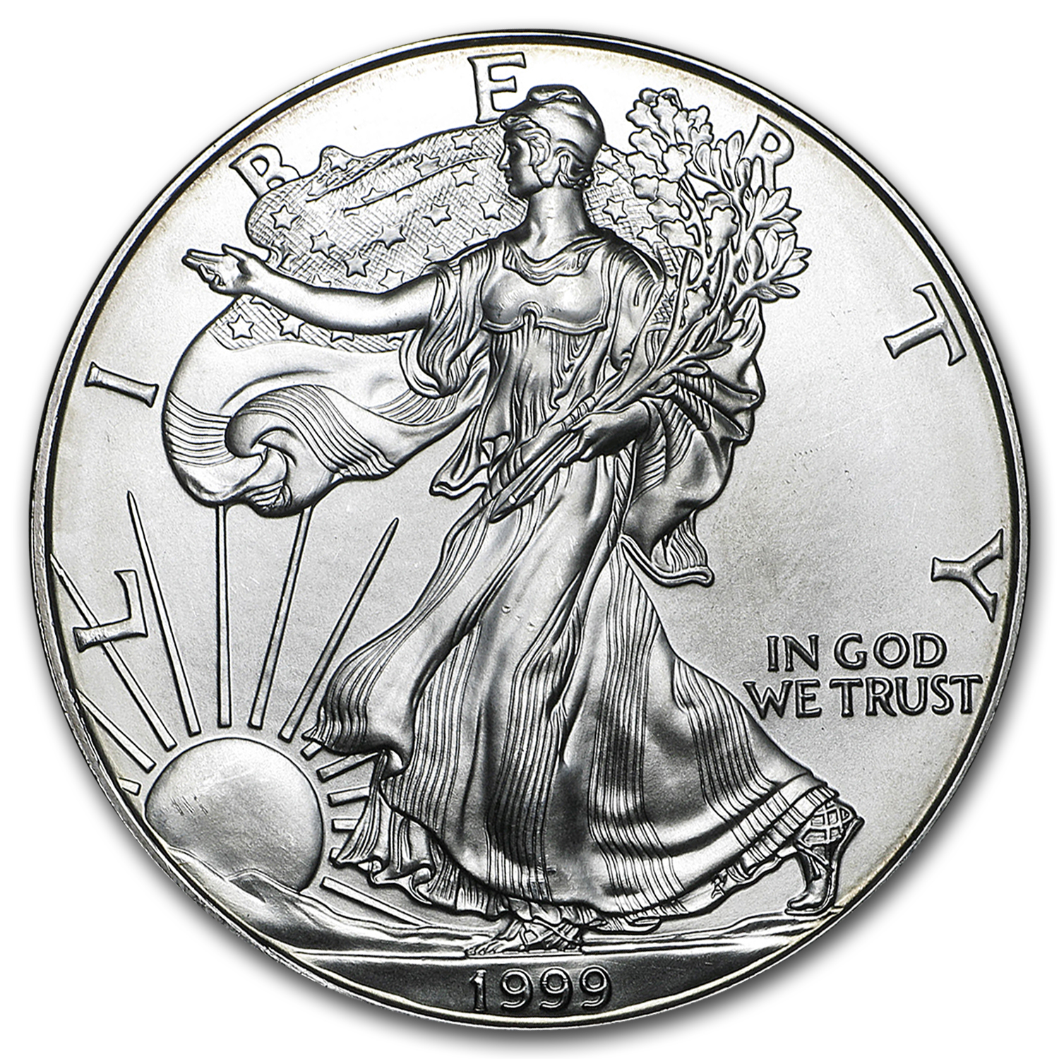 1999 1 oz American Silver Eagle BU
