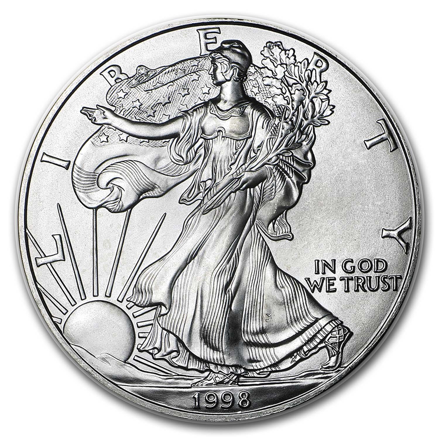 1998 1 oz American Silver Eagle BU