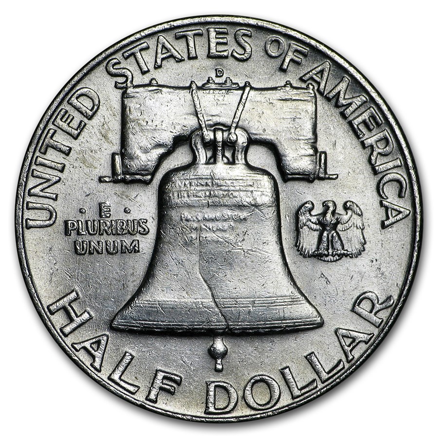 1952-D Franklin Half Dollar AU