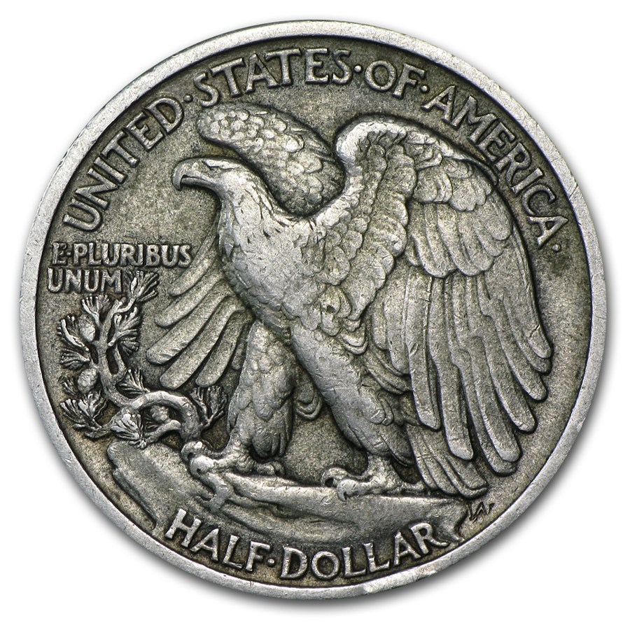 1917 Walking Liberty Half Dollar XF