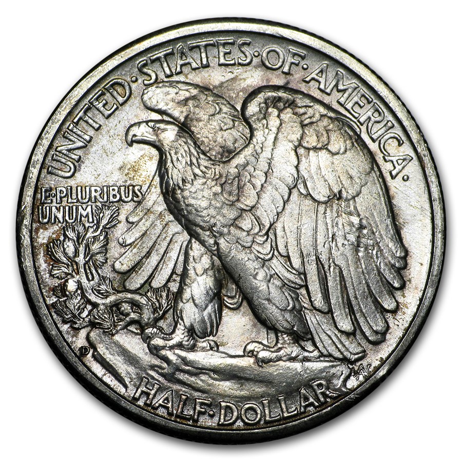 1944-D Walking Liberty Half Dollar BU