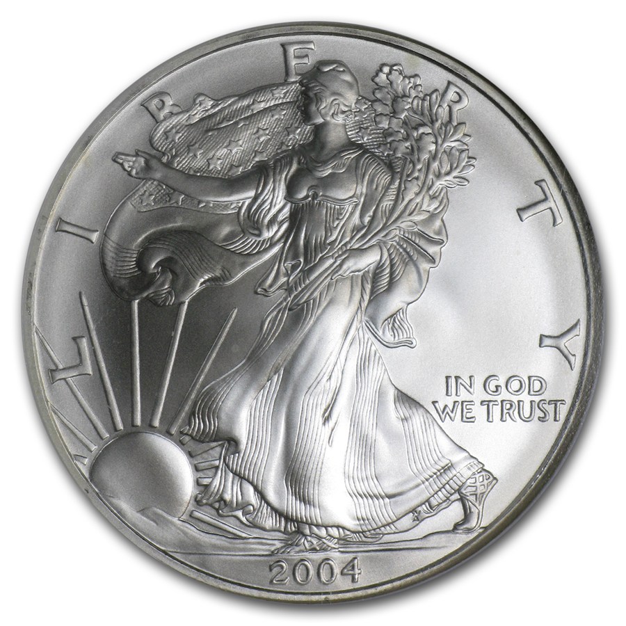 2004 American Silver Eagle MS-70 NGC