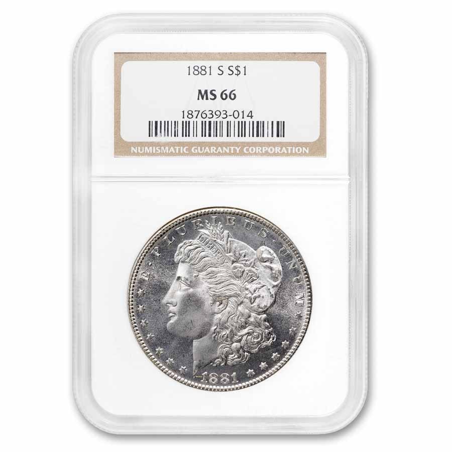 1881-S Morgan Dollar MS-66 NGC