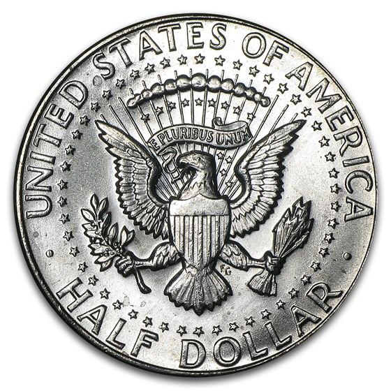 90% Silver 1964-P/D Kennedy Half Dollar 20-Coin Roll BU