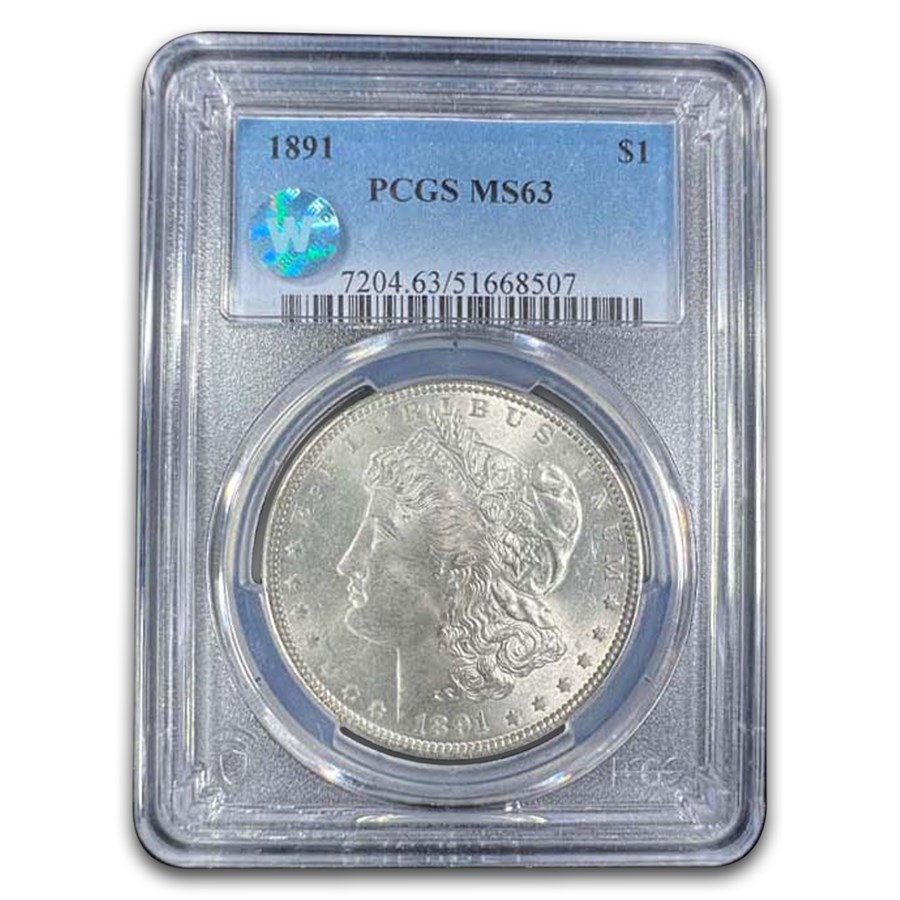 1891 Morgan Dollar MS-63 PCGS