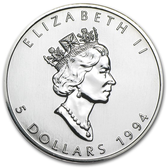 1994 Canada 1 oz Silver Maple Leaf BU