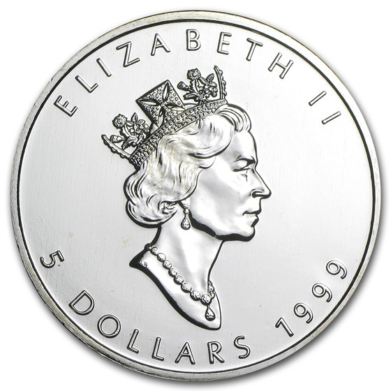 1999 Canada 1 oz Silver Maple Leaf BU