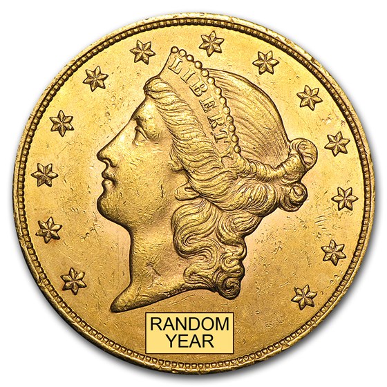$20 Liberty Gold Double Eagle AU (Random Year)