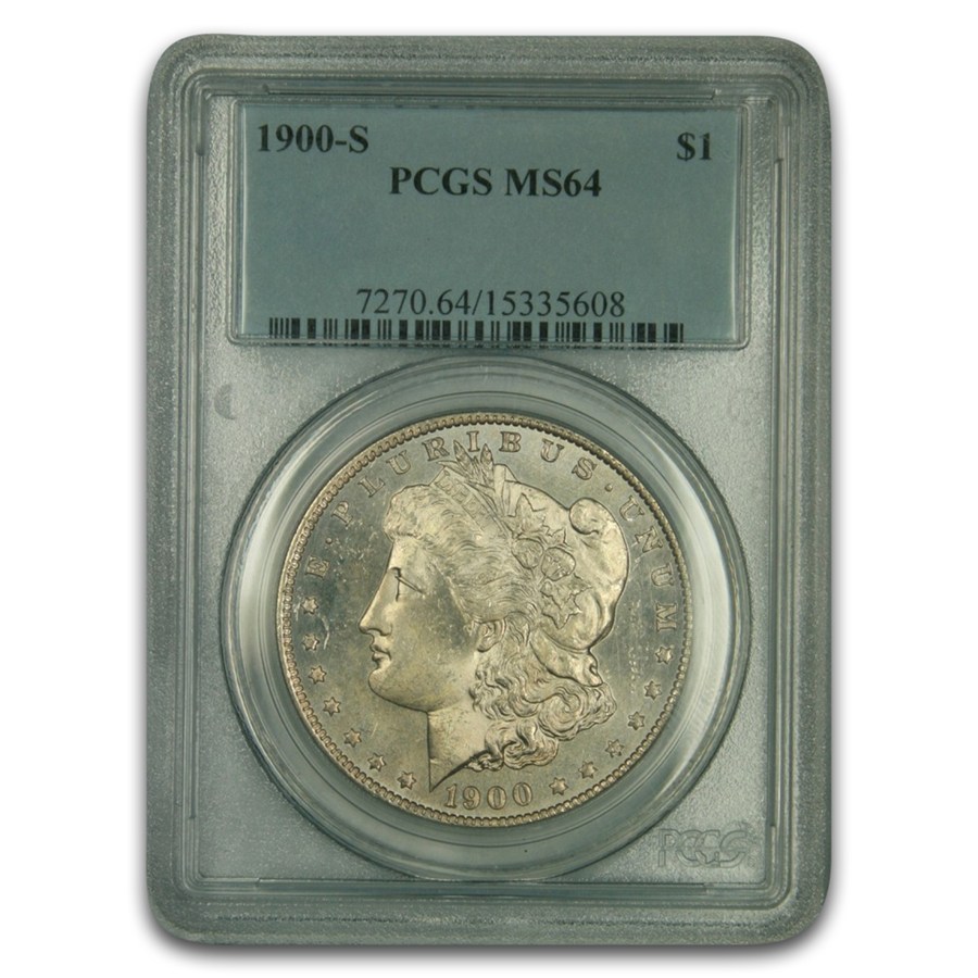 1900-S Morgan Dollar MS-64 PCGS
