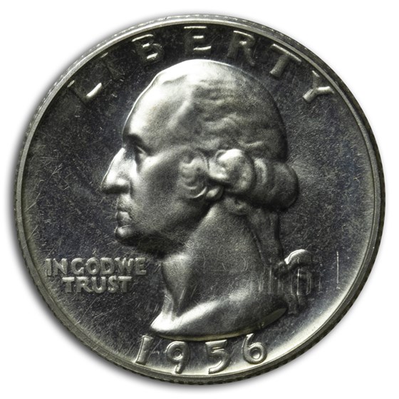 1956 U.S. Proof Set (Type-2 Half) 3 Feathers