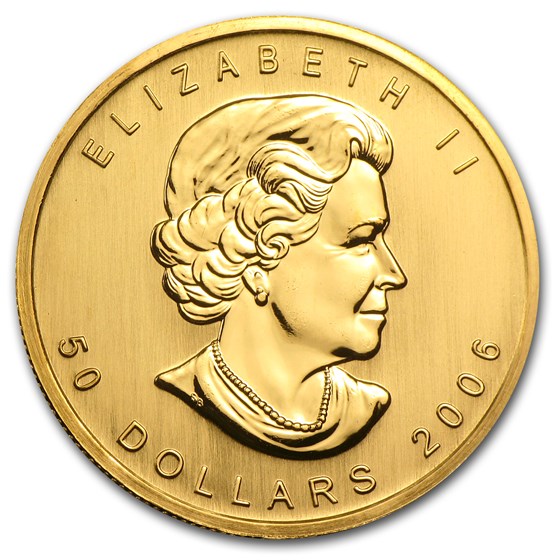 2006 Canada 1 oz Gold Maple Leaf BU