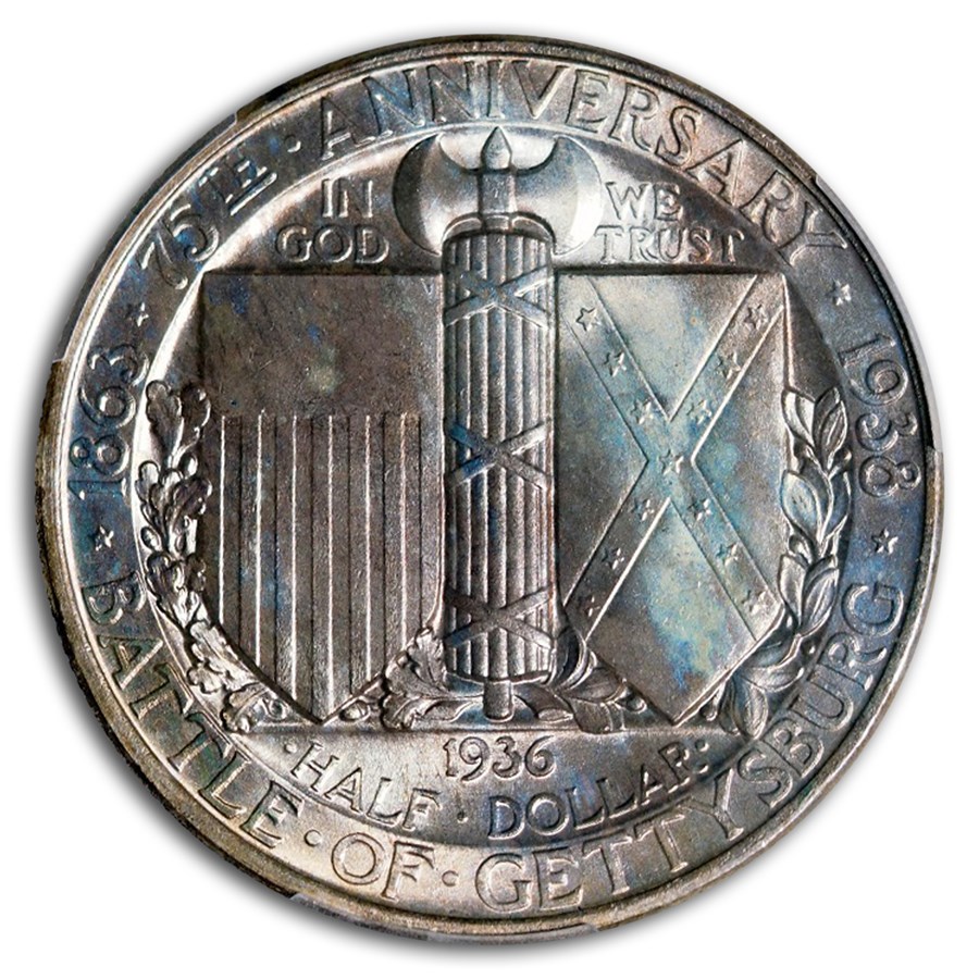 1936 Battle of Gettysburg Half Dollar Commem MS-67 PCGS