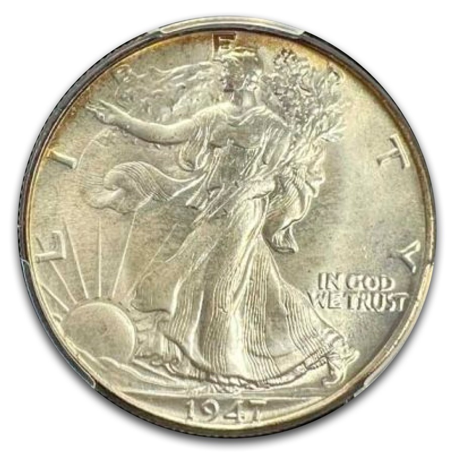 1947 Walking Liberty Half Dollar MS-67 PCGS