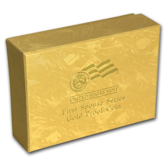 U.S. Mint First Spouse 1/2 oz Gold Proof Box - Yellow (2007-2012)