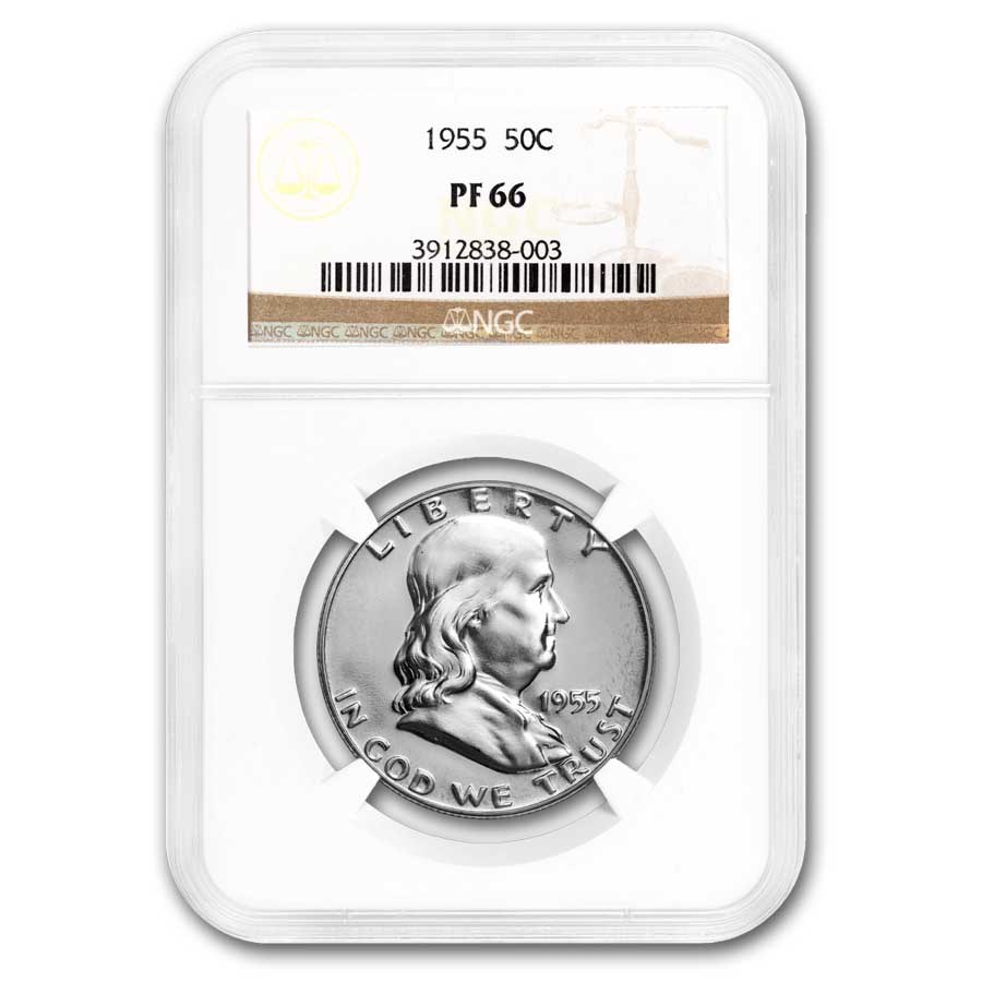 1955 Franklin Half Dollar PF-66 NGC