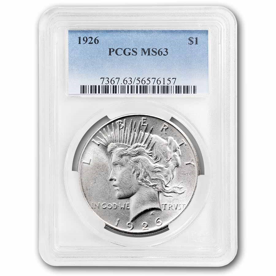 1926 Peace Dollar MS-63 PCGS