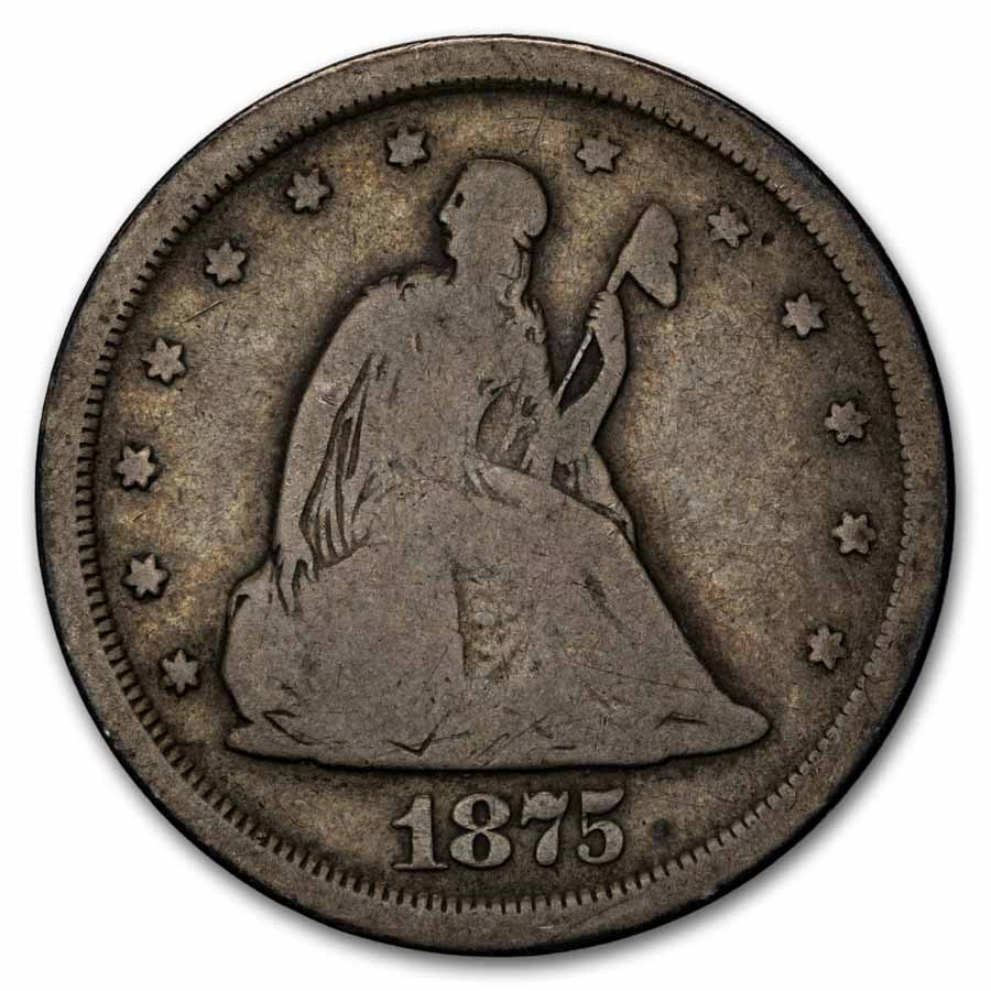 1875-S Twenty Cent Piece Good