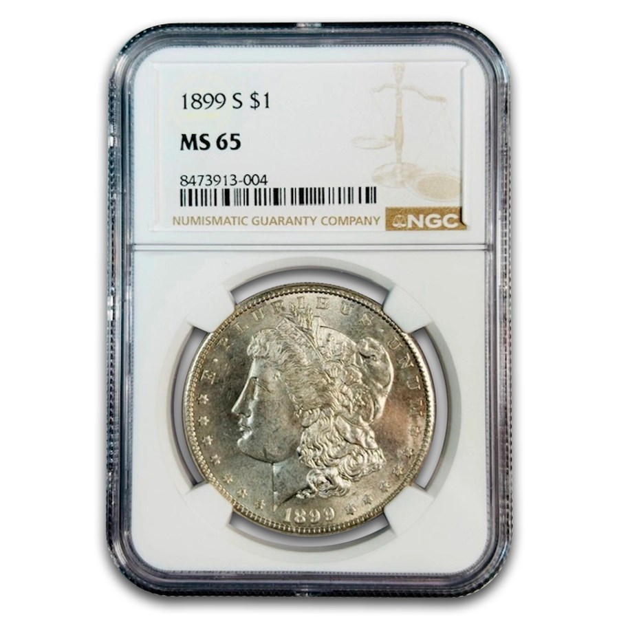 1899-S Morgan Dollar MS-65 NGC