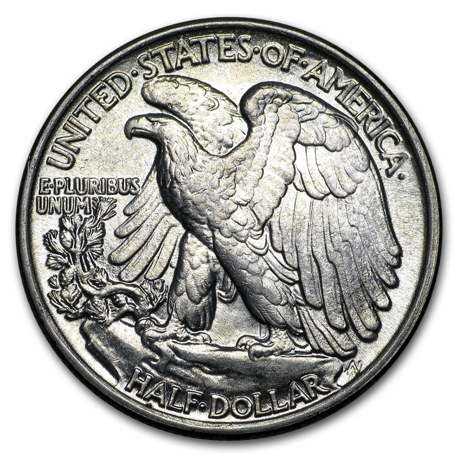 1943 Walking Liberty Half Dollar BU