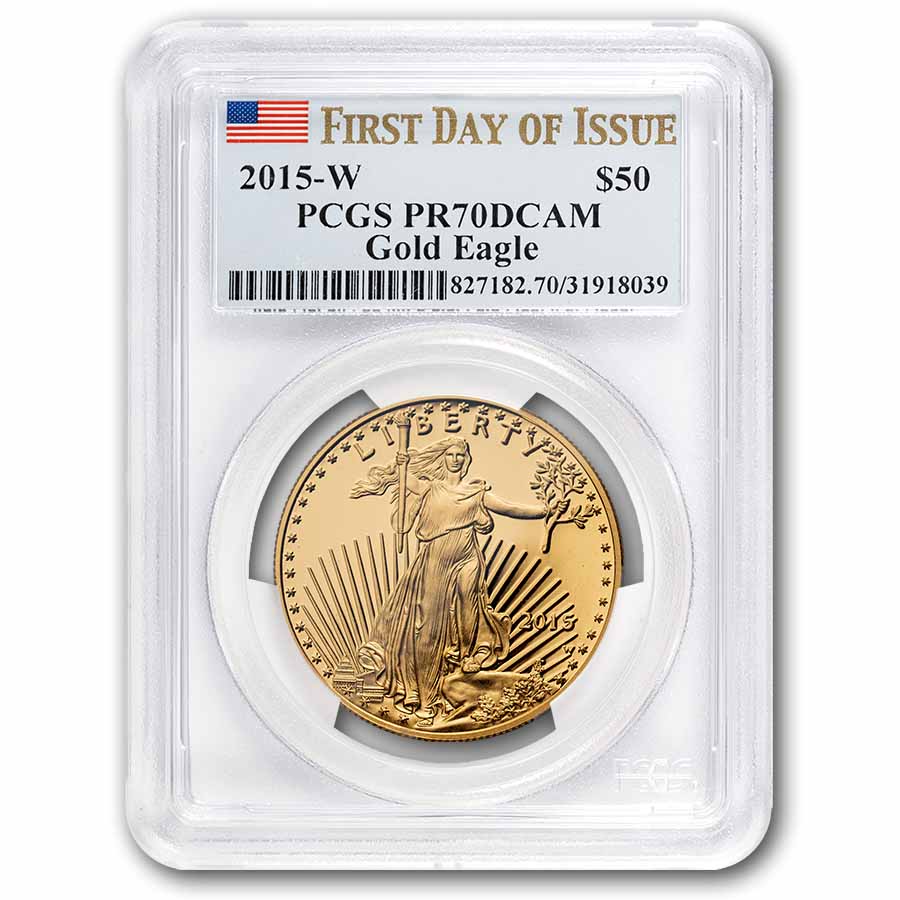2015-W 1 oz Proof American Gold Eagle PR-70 PCGS