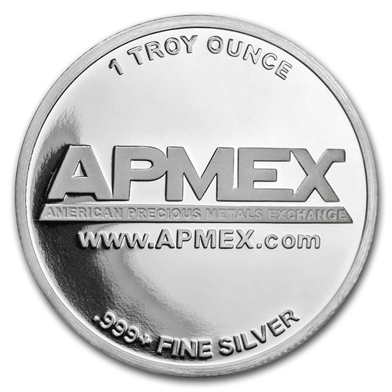 1 oz Silver Colorized Round - APMEX (Jesus Christ)