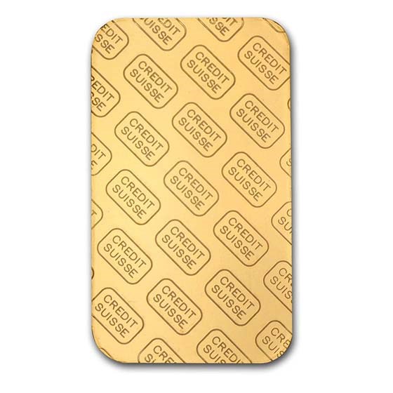 1 oz Gold Bar - Credit Suisse (In Assay)