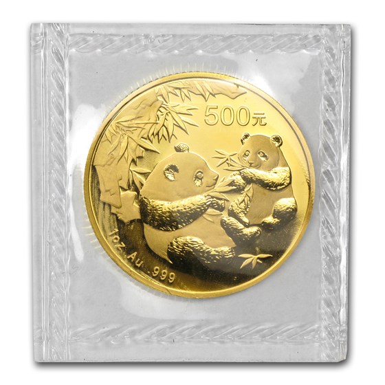 2006 China 1 oz Gold Panda BU (Sealed)