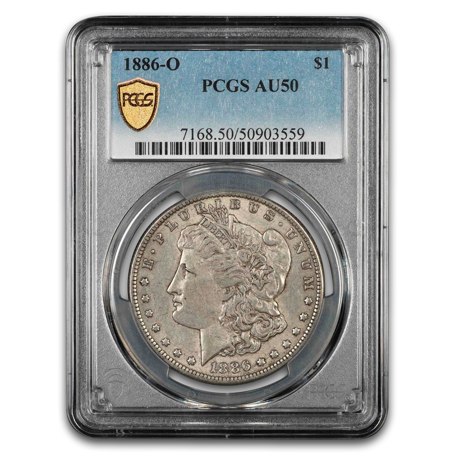 1886-O Morgan Dollar AU-50 PCGS