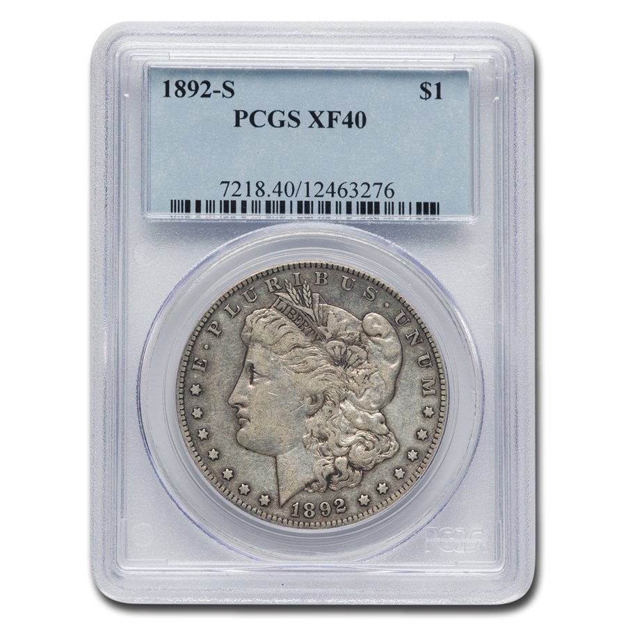 1892-S Morgan Dollar XF-40 PCGS
