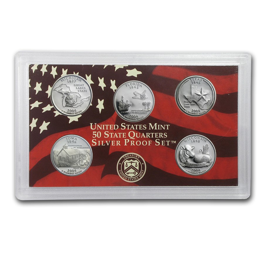 2004-S 50 State Quarters Proof Set (Silver)