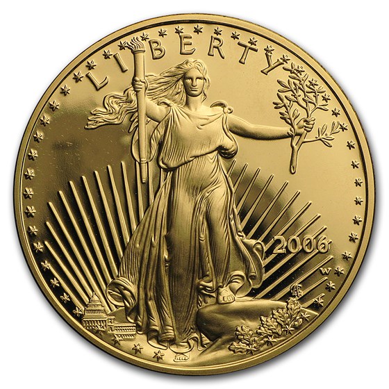 2006-W 1 oz Proof American Gold Eagle (w/Box &amp; COA)