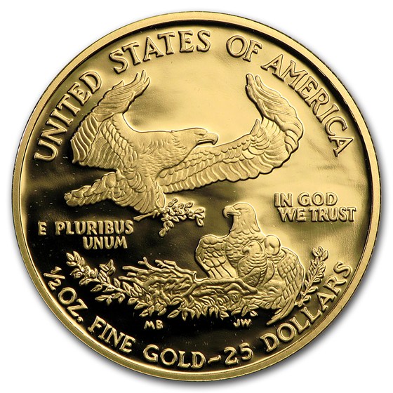 2006-W 1/2 oz Proof American Gold Eagle (w/Box &amp; COA)