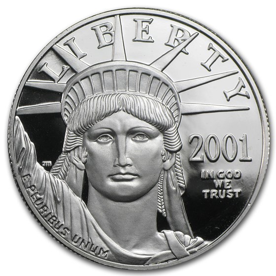 2001-W 1 oz Proof American Platinum Eagle (w/Box &amp; COA)