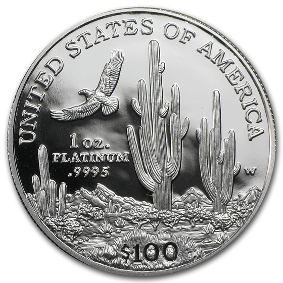 2001-W 1 oz Proof American Platinum Eagle (w/Box &amp; COA)