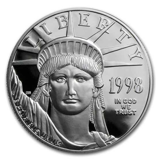 1998-W 1 oz Proof American Platinum Eagle (w/Box &amp; COA)