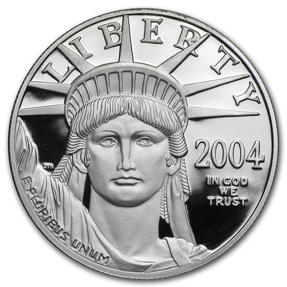 2004-W 1 oz Proof American Platinum Eagle (w/Box &amp; COA)
