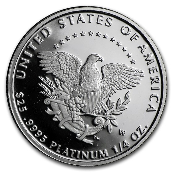 2005-W 1/4 oz Proof American Platinum Eagle (w/Box &amp; COA)