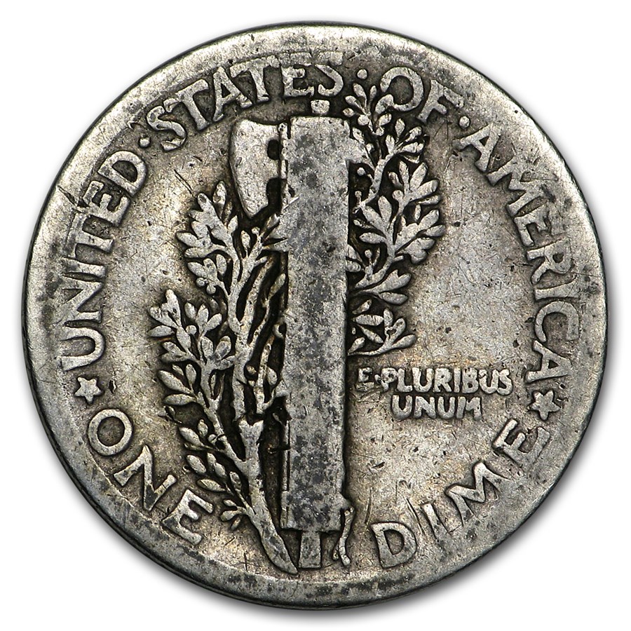 1917 Mercury Dime Good/VG