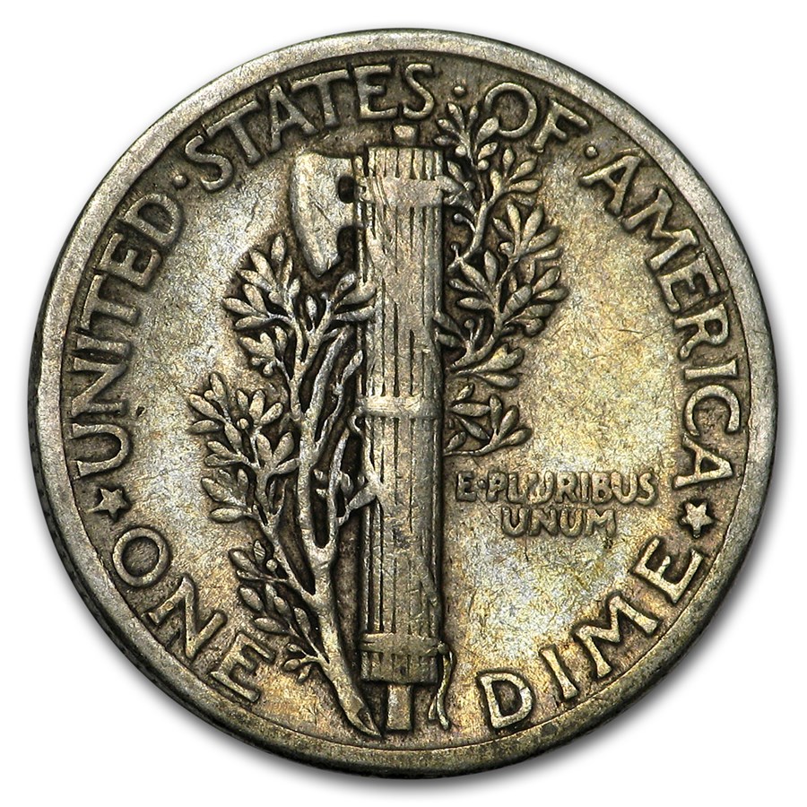 1927 Mercury Dime Good/VF