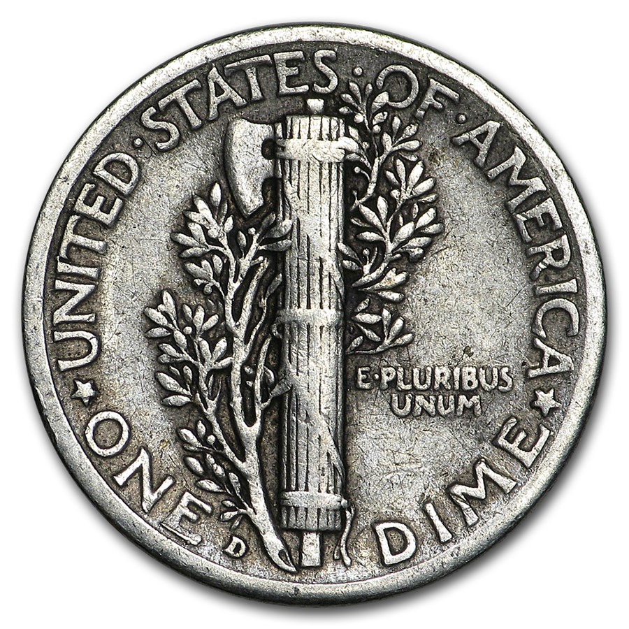 1939-D Mercury Dime Good/VF