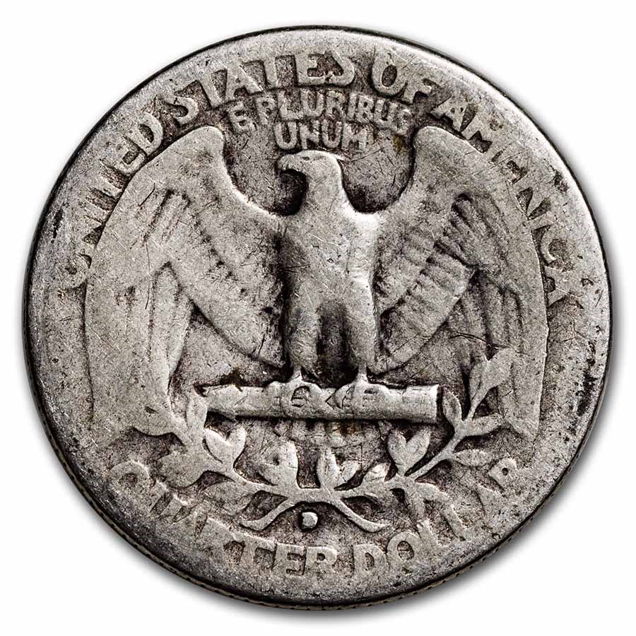 1934-D Washington Quarter Good/VG