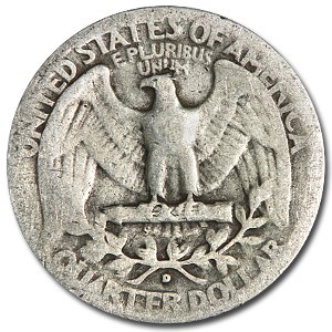 1935-D Washington Quarter Good/VG