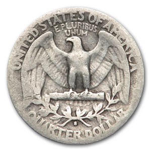 1935-S Washington Quarter Good/Fine